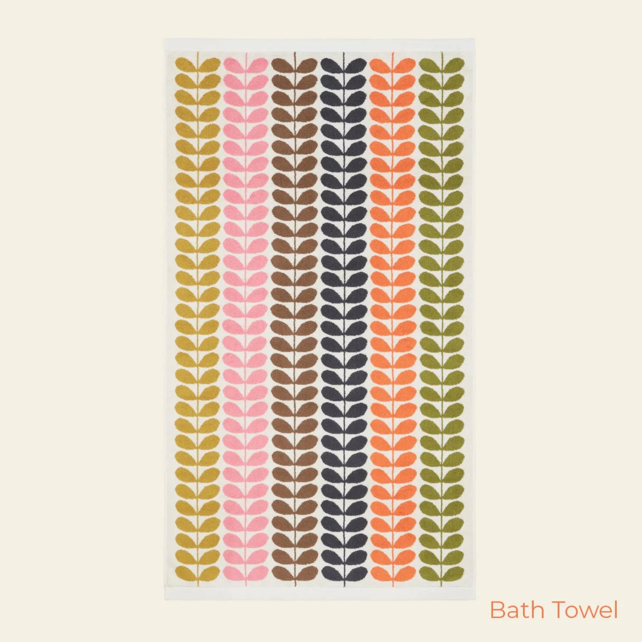 Orla Kiely Multi Stem Towels Auburn