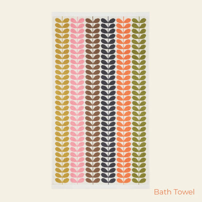 Orla Kiely Multi Stem Towels Auburn