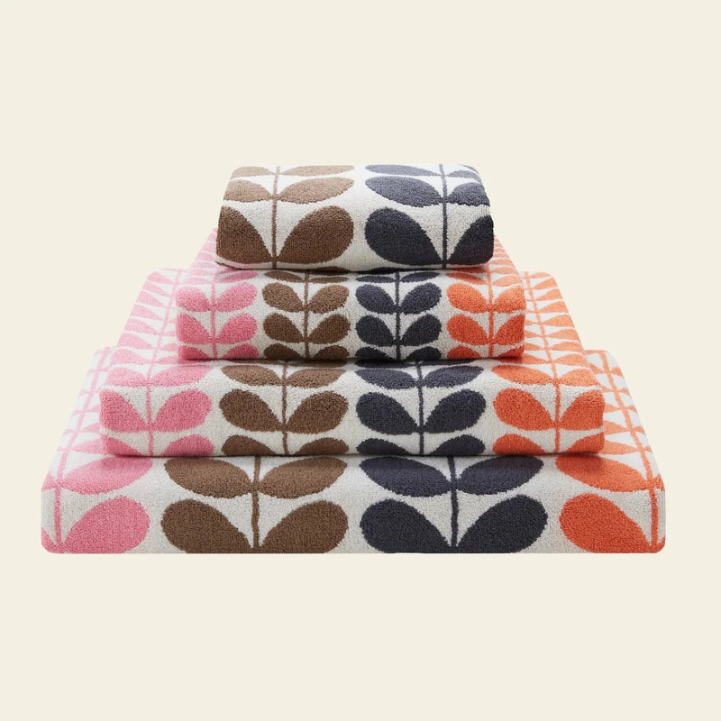 Orla Kiely Multi Stem Towels Auburn