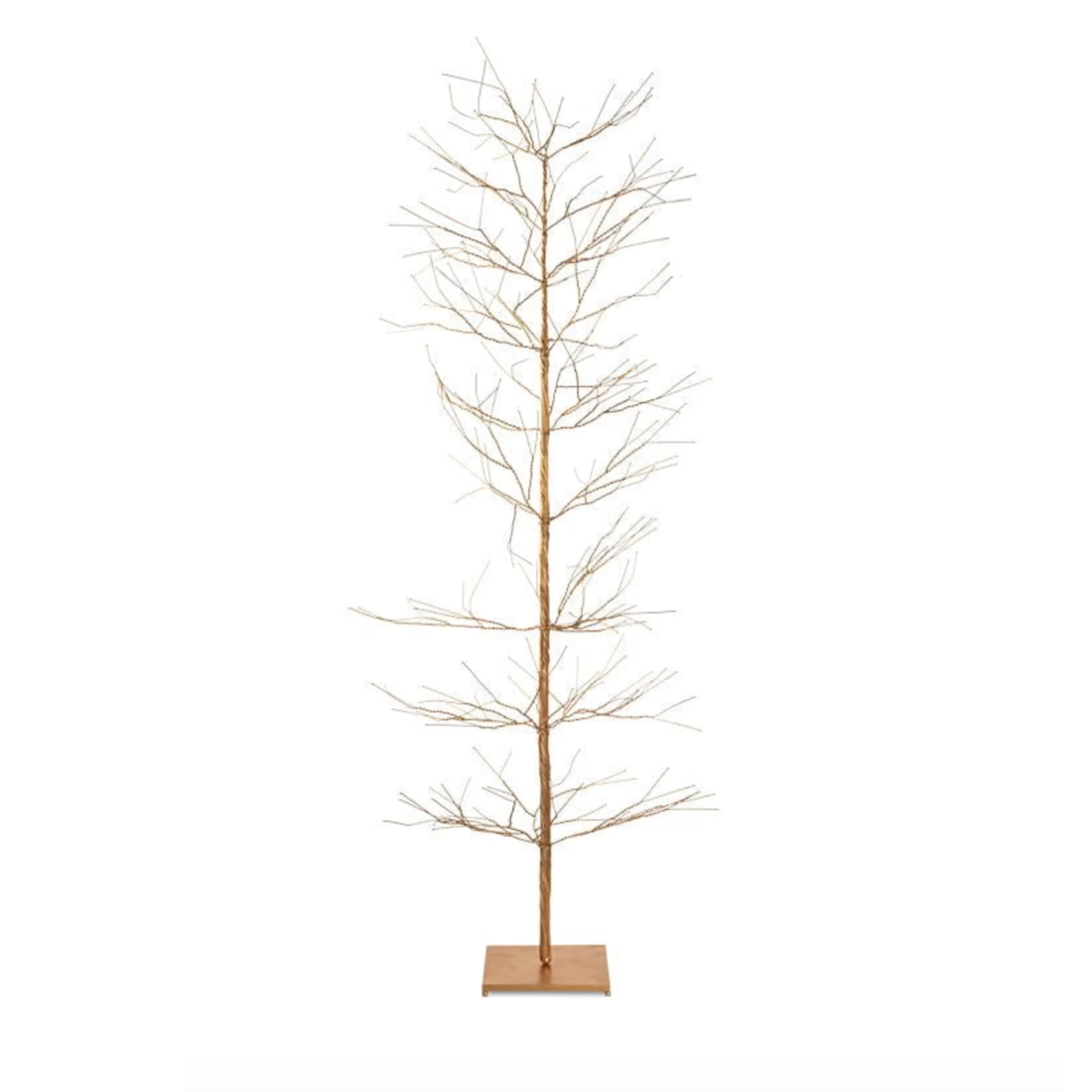 Nkuku Charida Wire Christmas Tree Brass