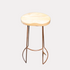 Nkuku Loko Mango Wood Tall Stool Natural/Rust