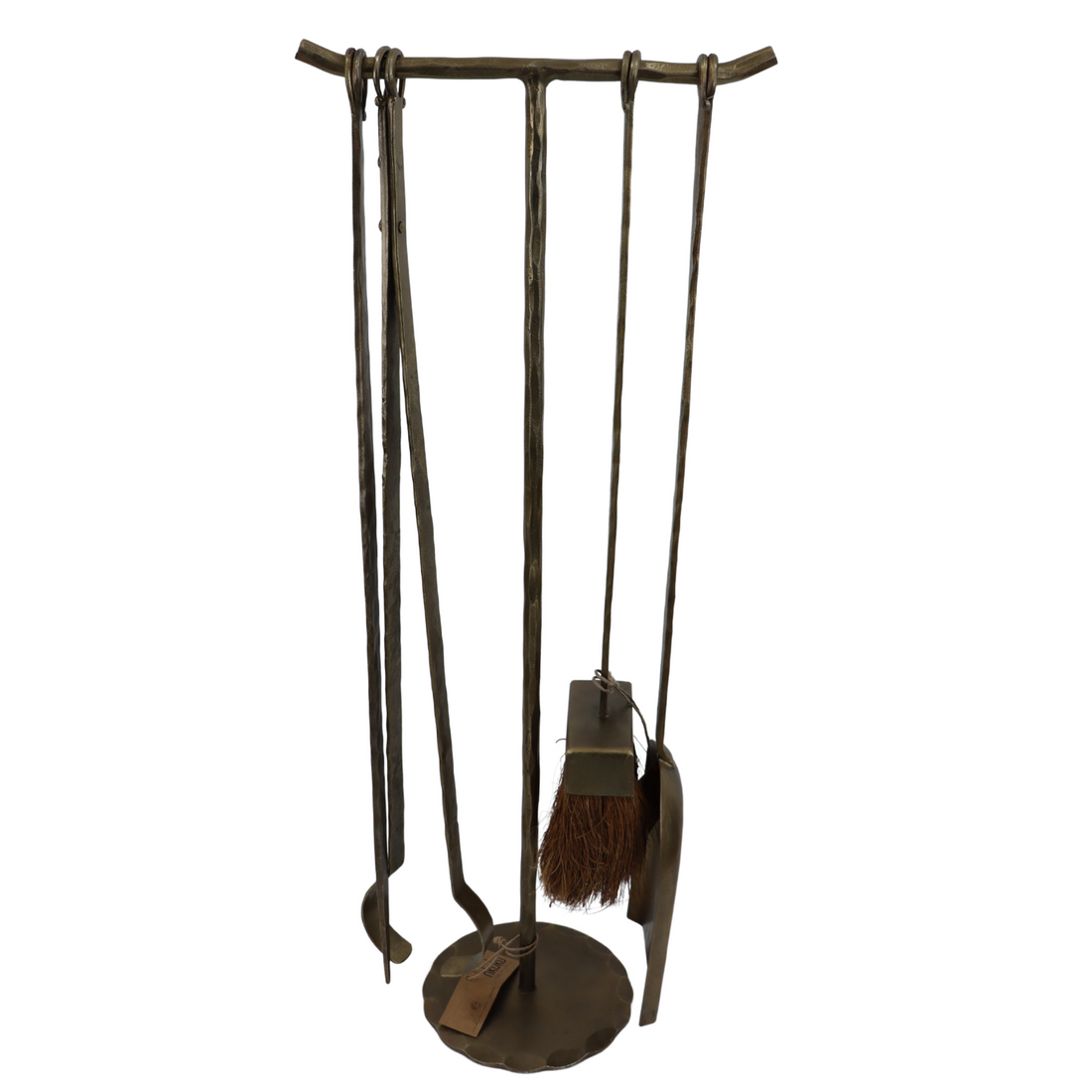 Nkuku Lowada Fireside Tool Set Antique Brass