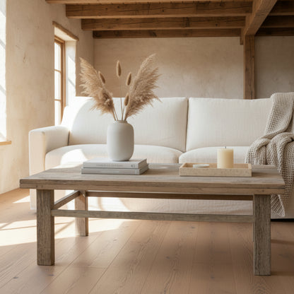 Nkuku Ibo Reclaimed Wood Coffee Table Natural
