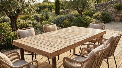 Nkuku Oso Rustic Wooden Dining Table