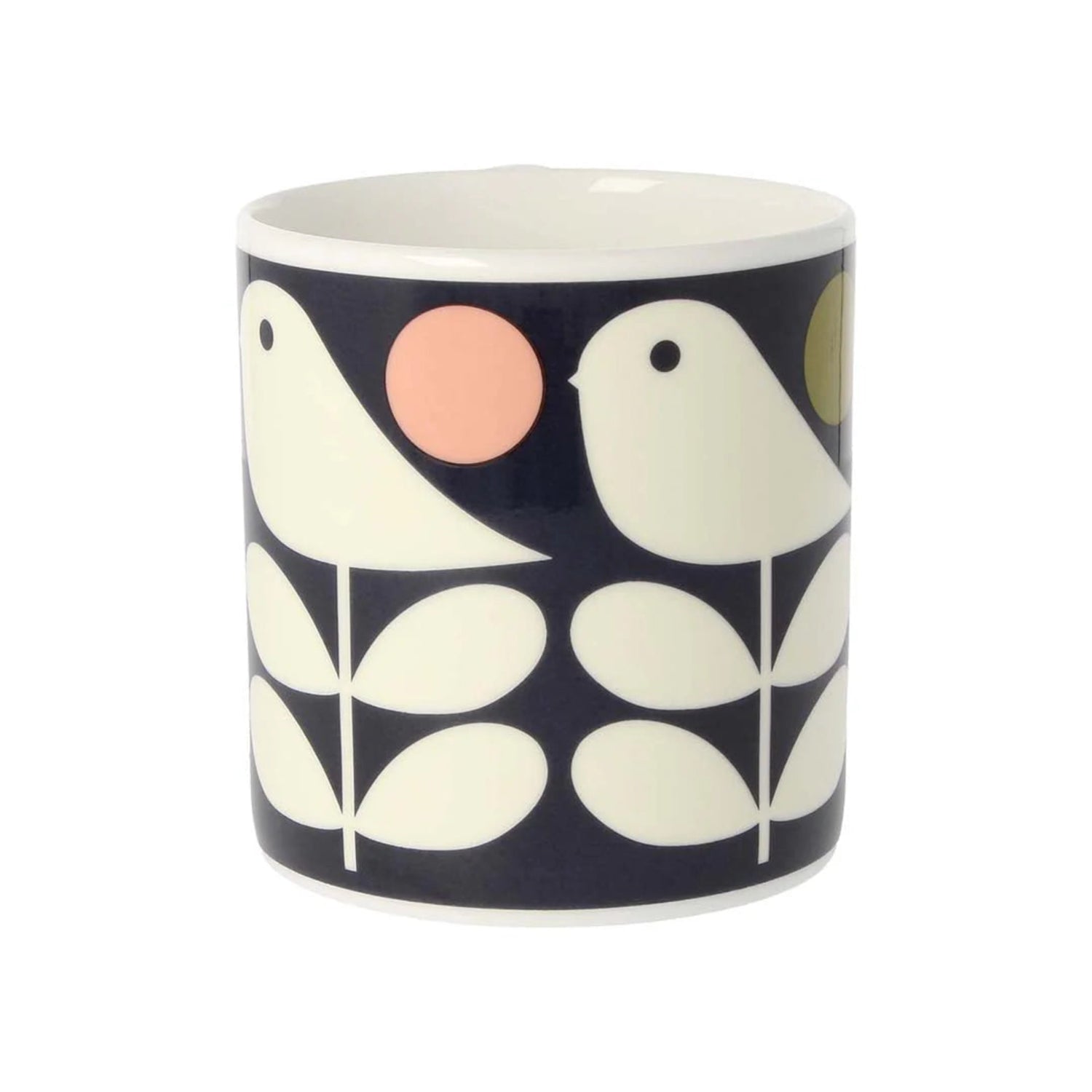 Orla Kiely Early Bird Mug Navy 350ml