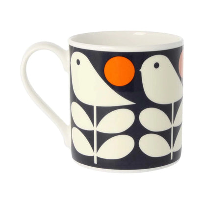 Orla Kiely Early Bird Mug Navy 350ml