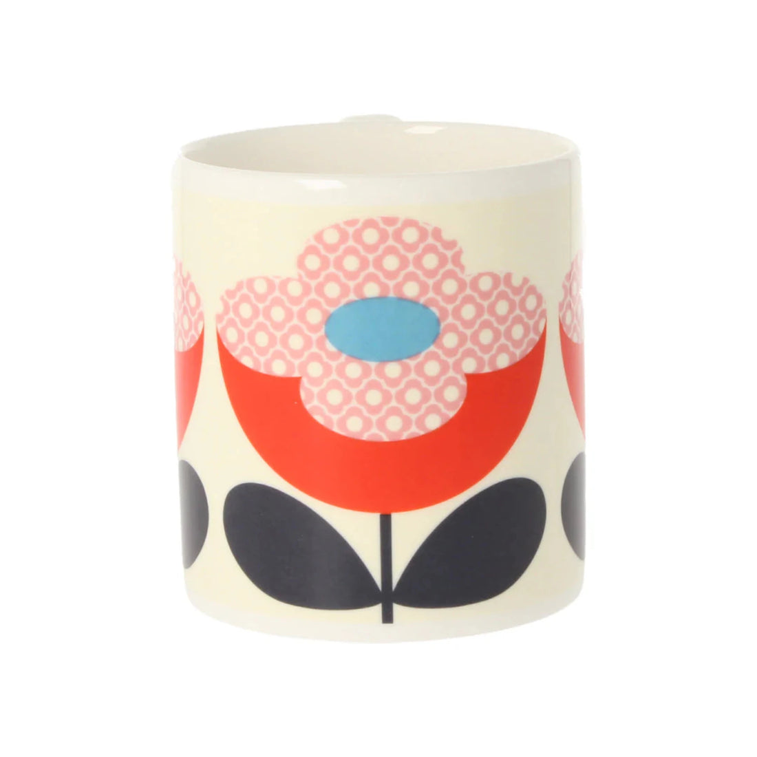 Orla Kiely Buttercup Stem Red/Pink Mug 300ml