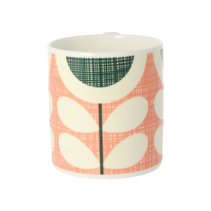 Orla Kiely Scribble Stem Sunflower Mug Pink 300ml