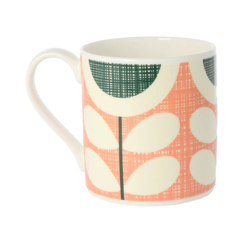 Orla Kiely Scribble Stem Sunflower Mug Pink 300ml