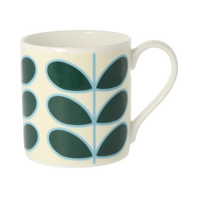 Orla Kiely Linear Stem Teal Mug 350ml