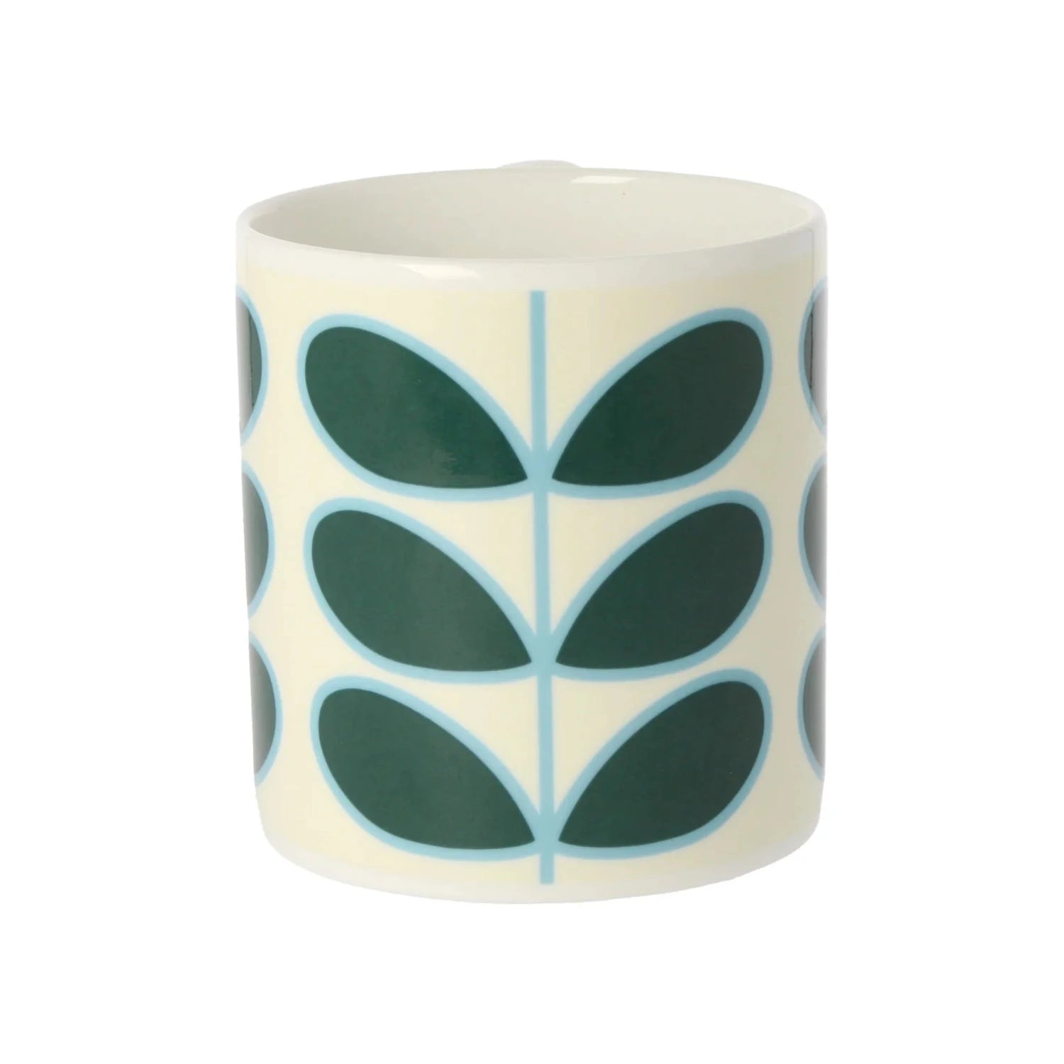 Orla Kiely Linear Stem Teal Mug 350ml