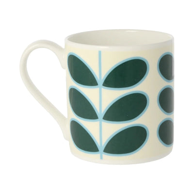 Orla Kiely Linear Stem Teal Mug 350ml