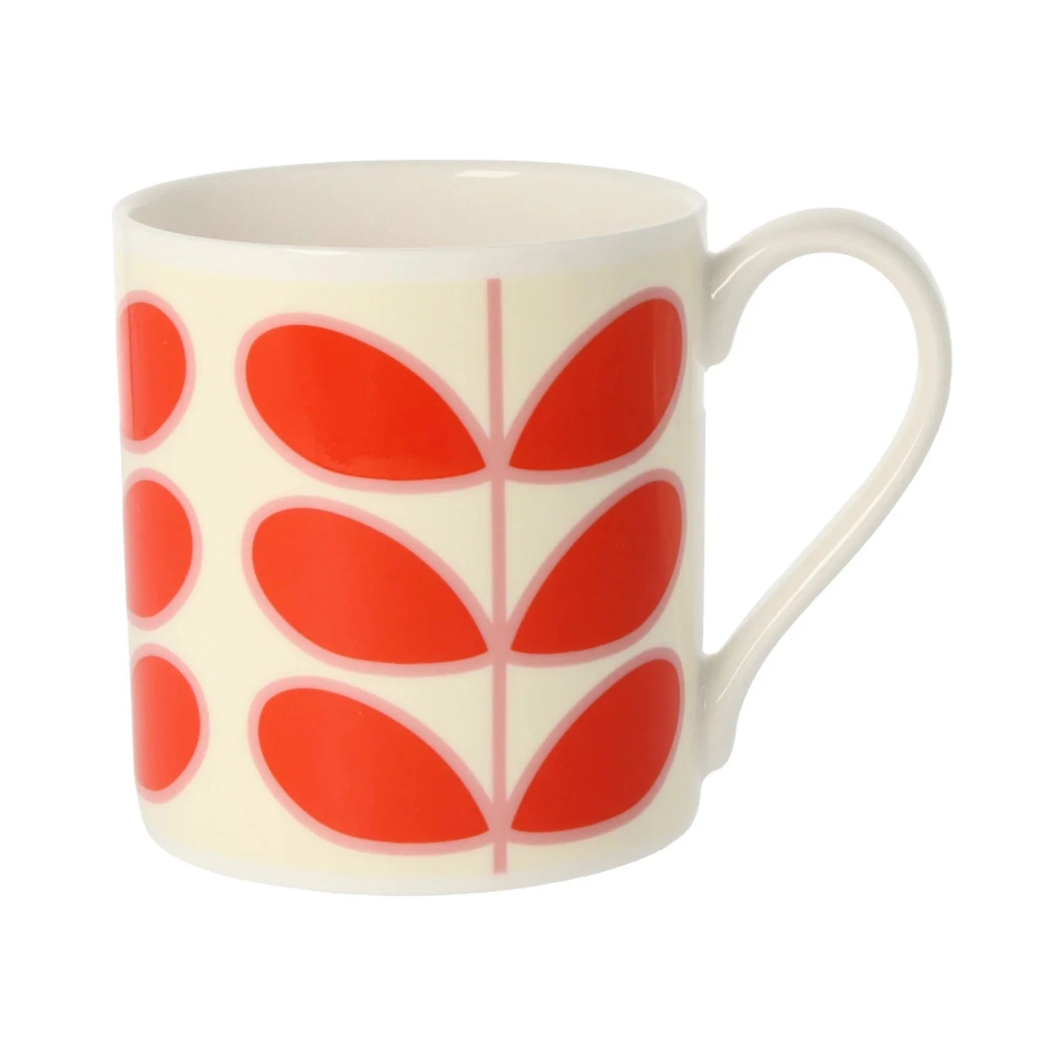 Orla Kiely Linear Stem Red Mug 350ml