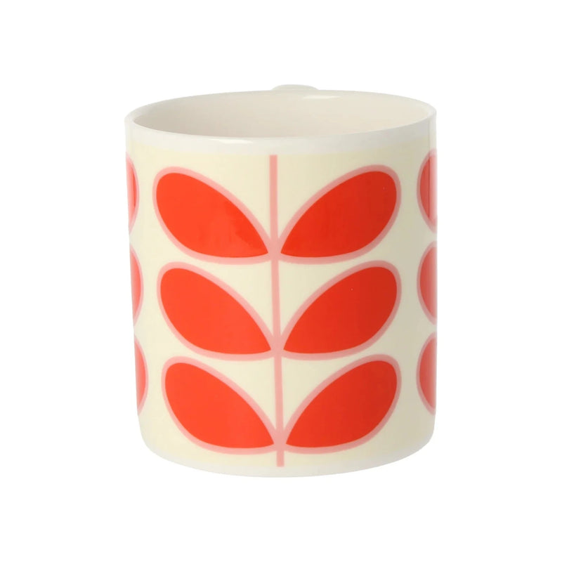 Orla Kiely Linear Stem Red Mug 350ml