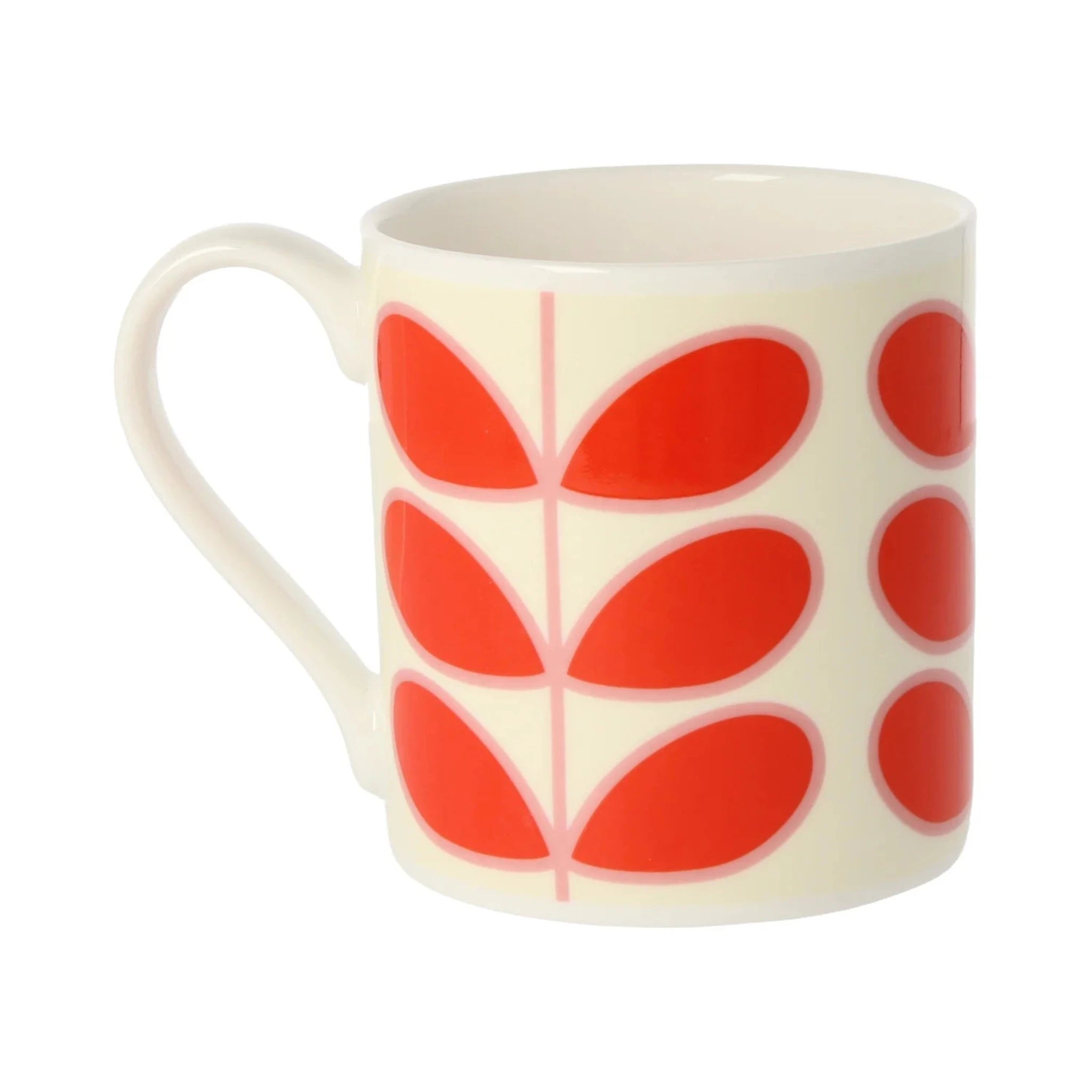 Orla Kiely Linear Stem Red Mug 350ml