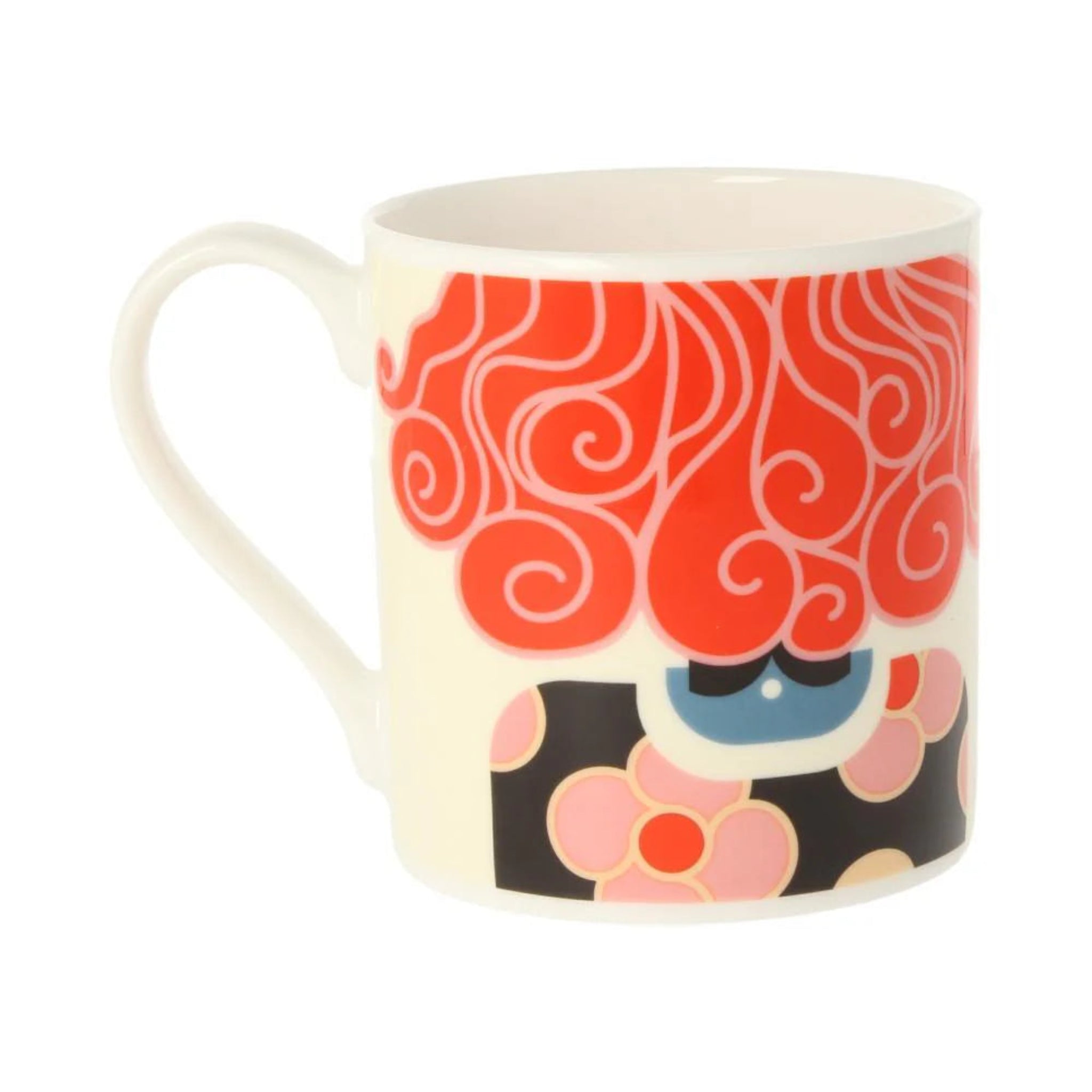 Orla Kiely Dee Dee Mug Red 350ml