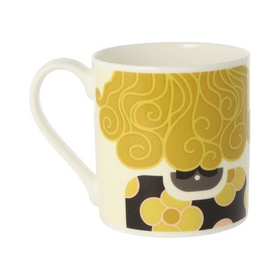 Orla Kiely Dee Dee Mug Olive 350ml