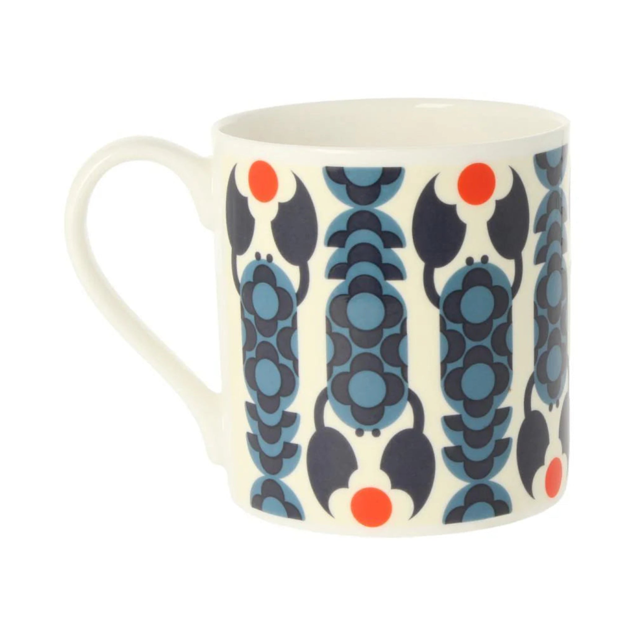 Orla Kiely Lobster Pot Mug Navy 350ml