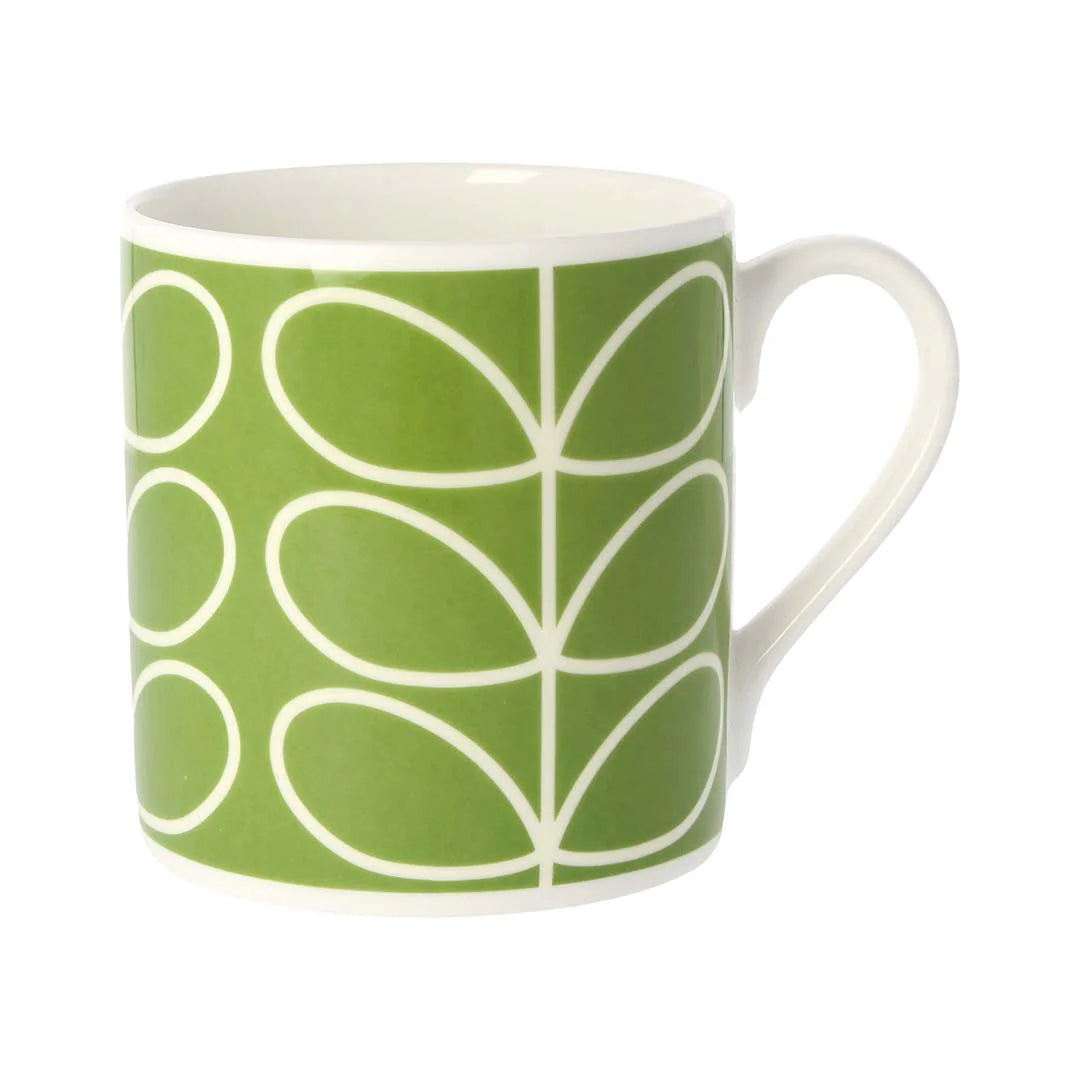 Orla Kiely Linear Stem Mug Green 350ml