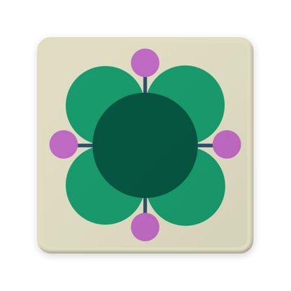 Orla Kiely Atomic FLower Set of 6 Coaster 