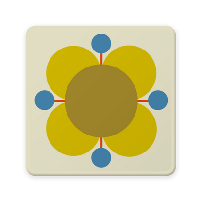 Orla Kiely Atomic FLower Set of 6 Coaster 