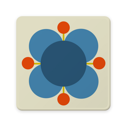 Orla Kiely Atomic FLower Set of 6 Coaster 