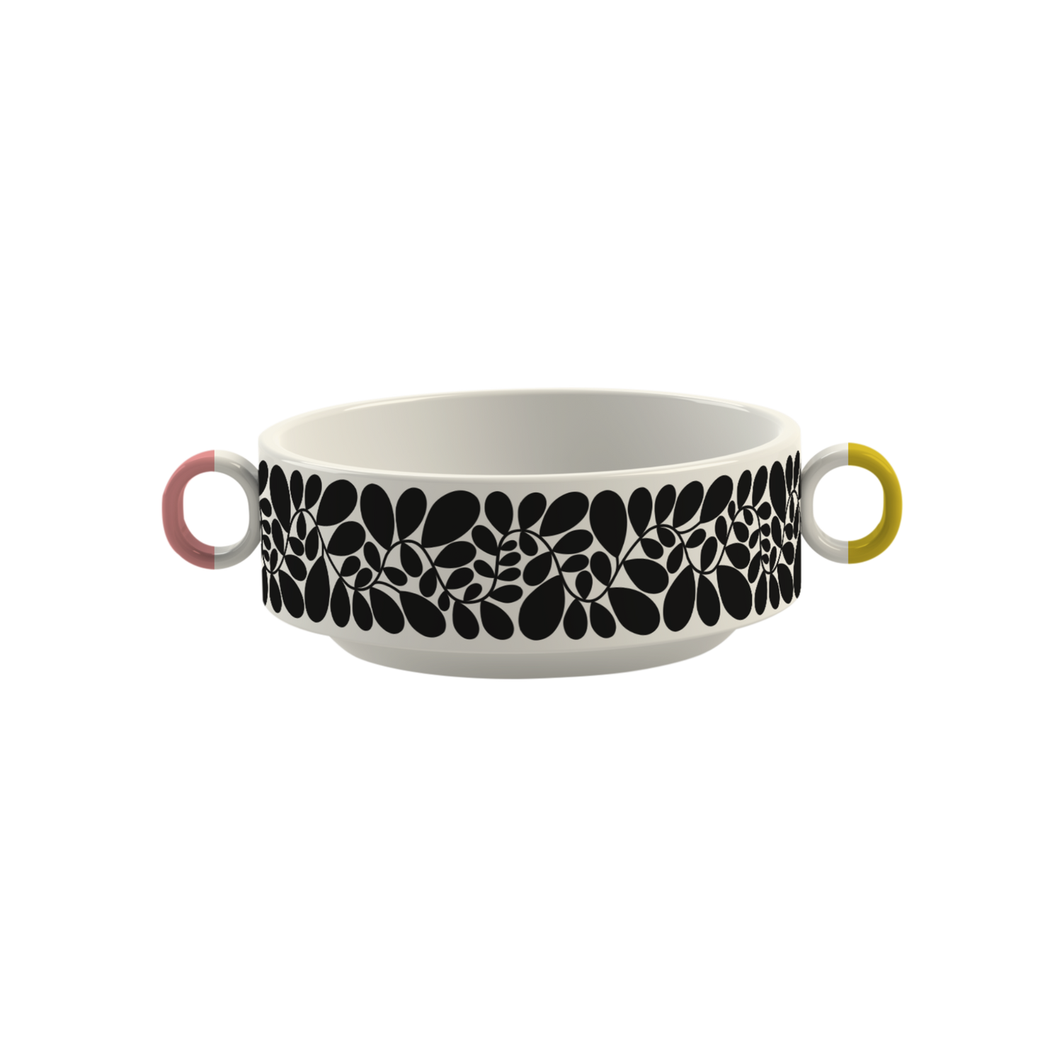 Orla Kiely Sycamore Stripe Cereal Bowl Black 