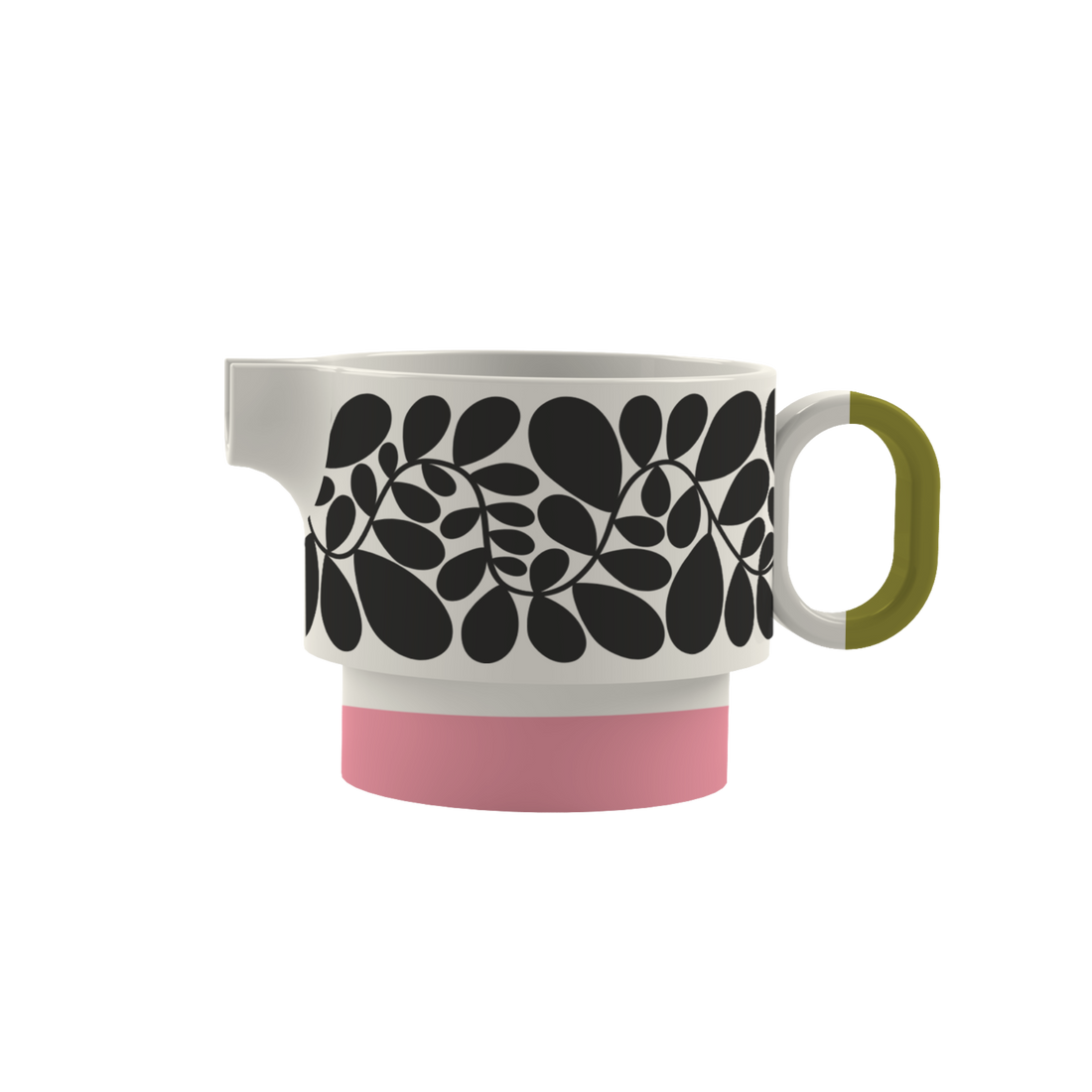 Orla Kiely Sycamore Stripe Milk Jug Pink 