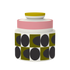 Orla Kiely Spot Square Oval Storage Jar Pink 