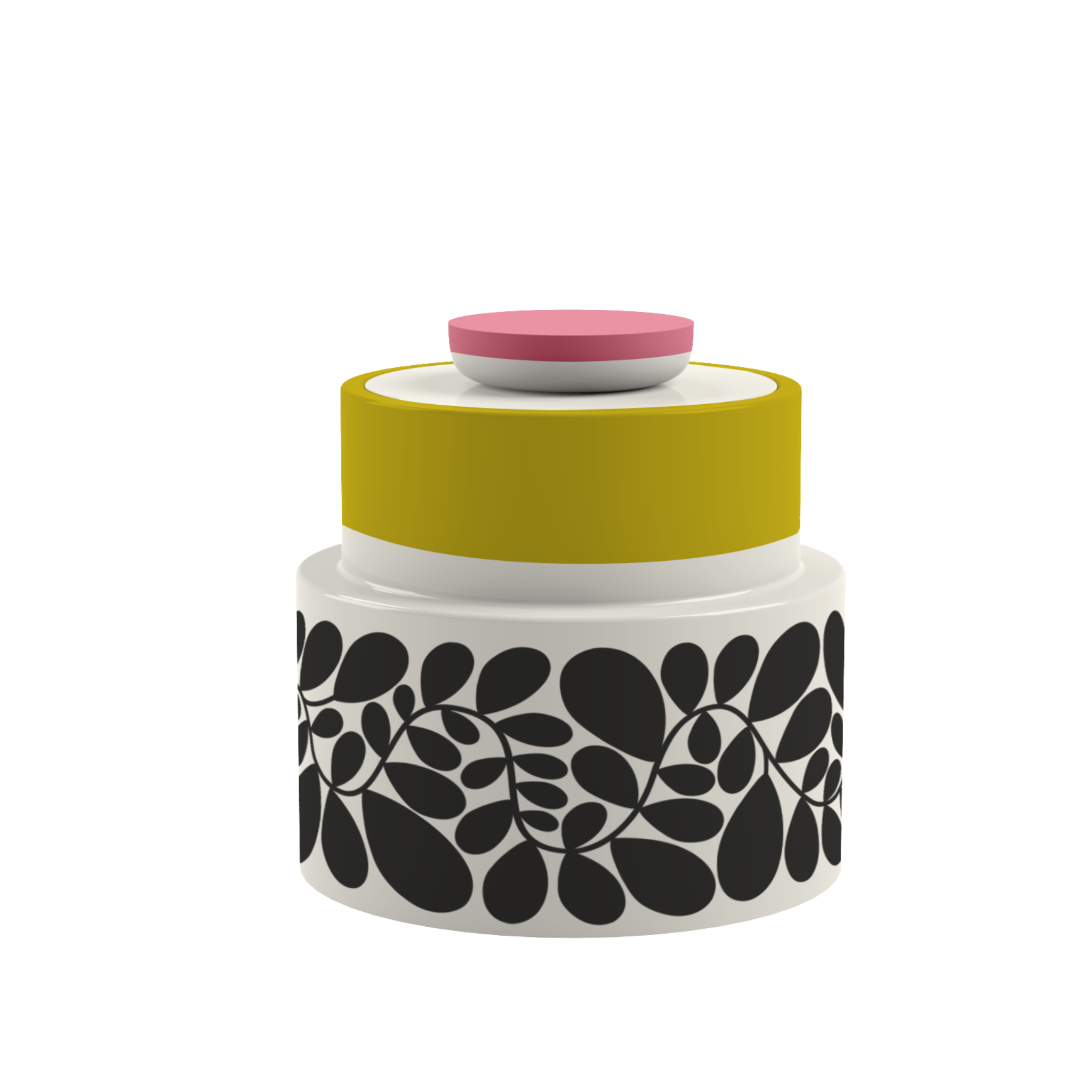Orla Kiely Sycamore Stripe Sugar Bowl Yellow