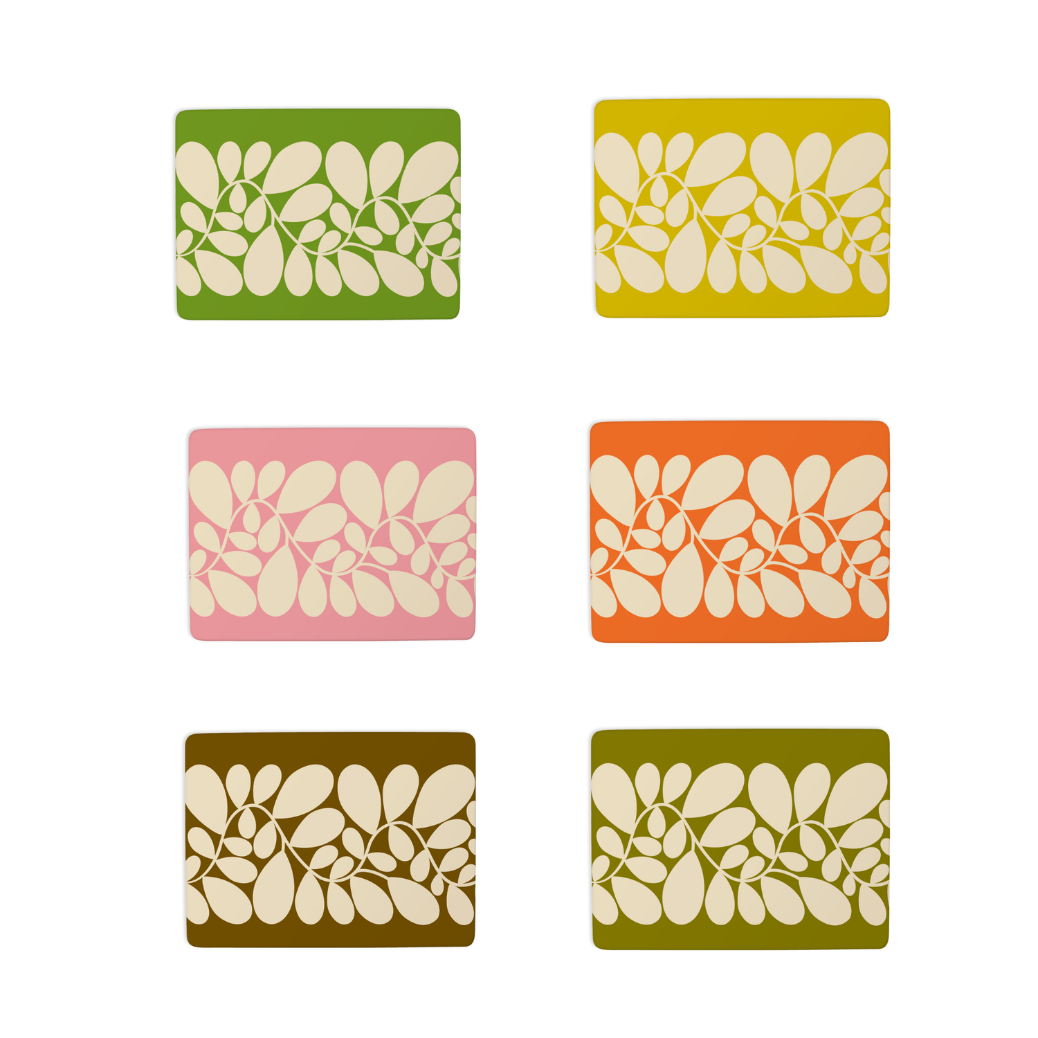 Orla Kiely Sycamore Stripe Set of 6 Placemats