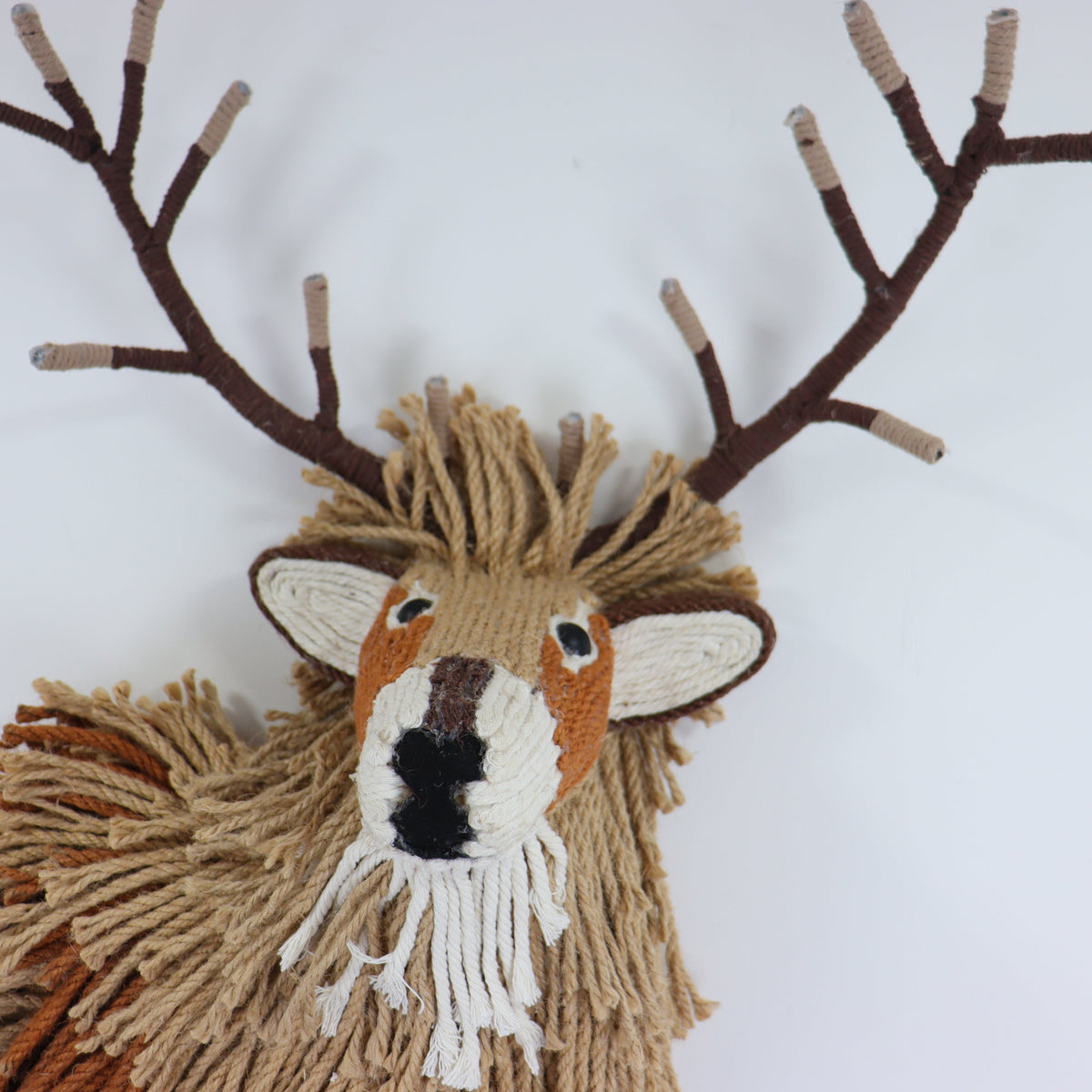 a stuffed animal with a face