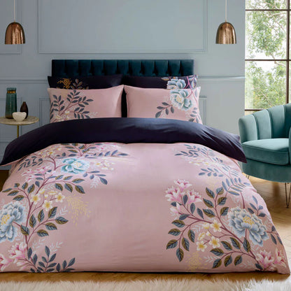 Sara Miller Oriental Blossom Reversible Duvet Cover Set