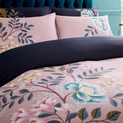Sara Miller Oriental Blossom Reversible Duvet Cover Set