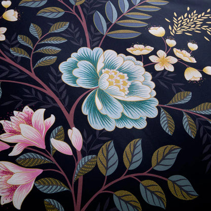 Sara Miller Oriental Blossom Reversible Duvet Cover Set