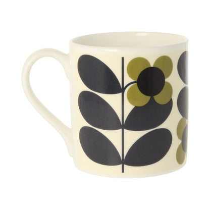 Orla Kiely Bloom Green Mug 350ml