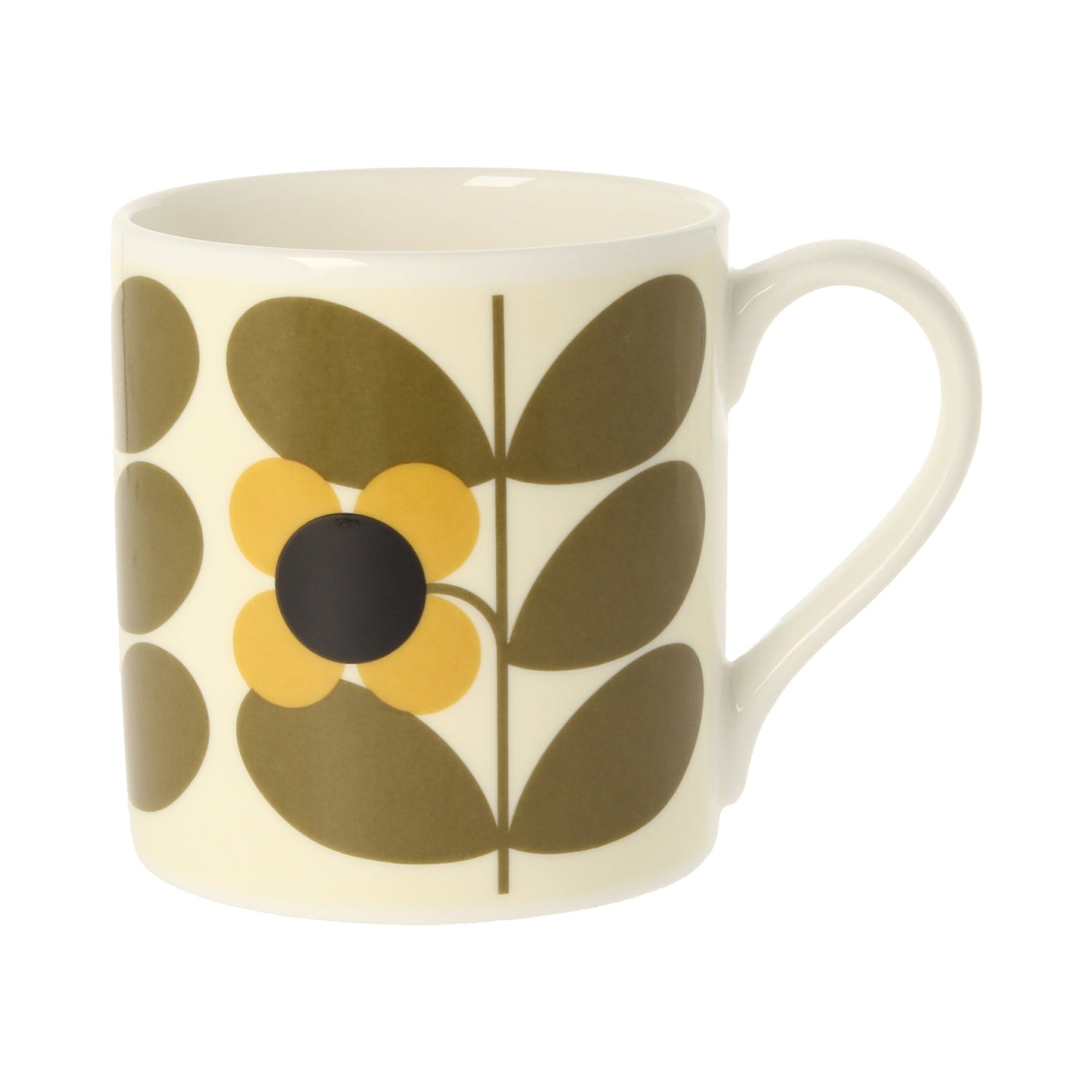 Orla Kiely Bloom Yellow Mug 350ml