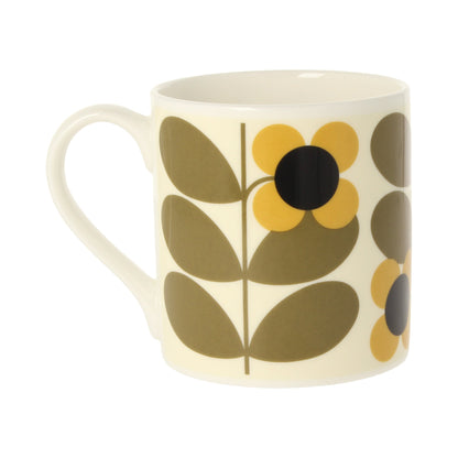 Orla Kiely Bloom Yellow Mug 350ml