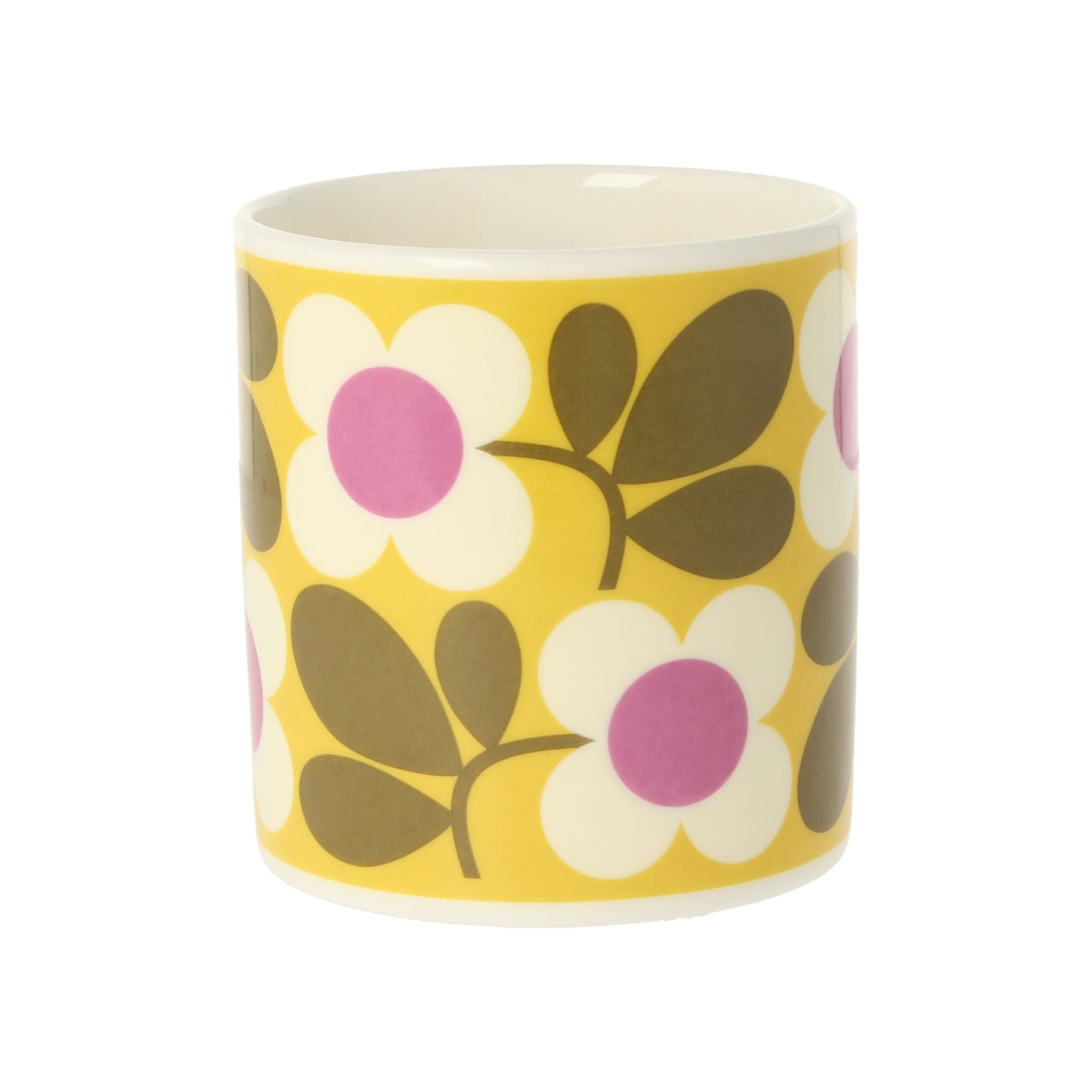 Orla Kiely Floret Yellow Mug 350ml