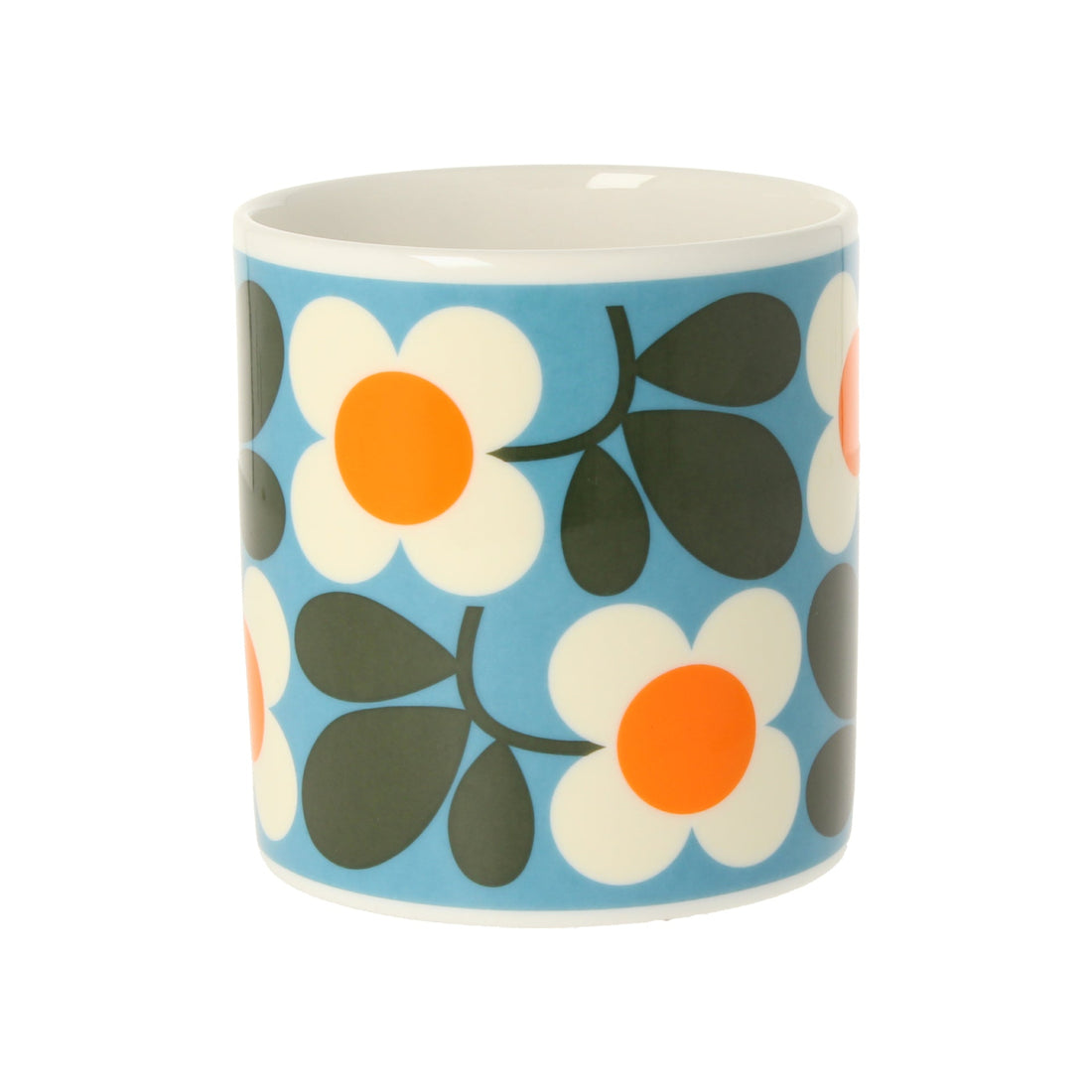 Orla Kiely Floret Turquoise Mug 350ml