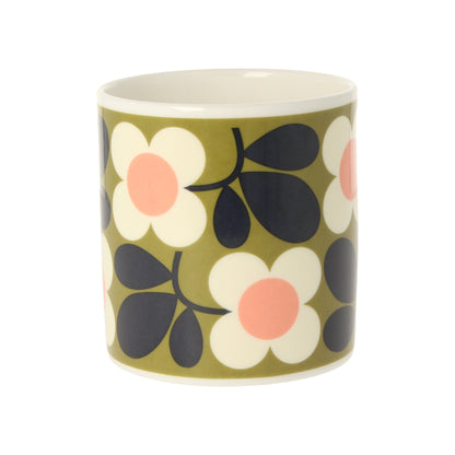 Orla Kiely Floret Green Mug 350ml