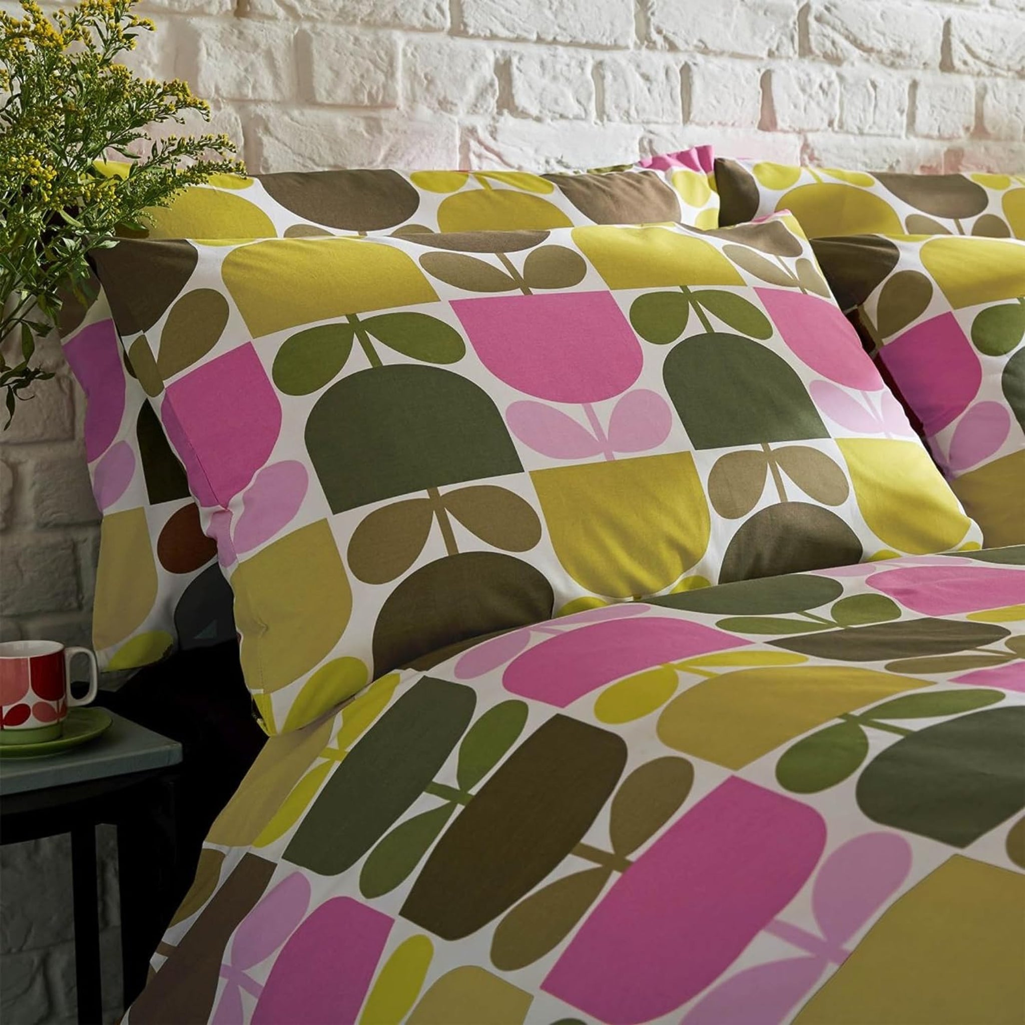 Orla Kiely Multi Block Stem Bedding Duvet Cover Set