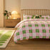 Orla Kiely Floret Check Dill Duvet Cover Set Pink