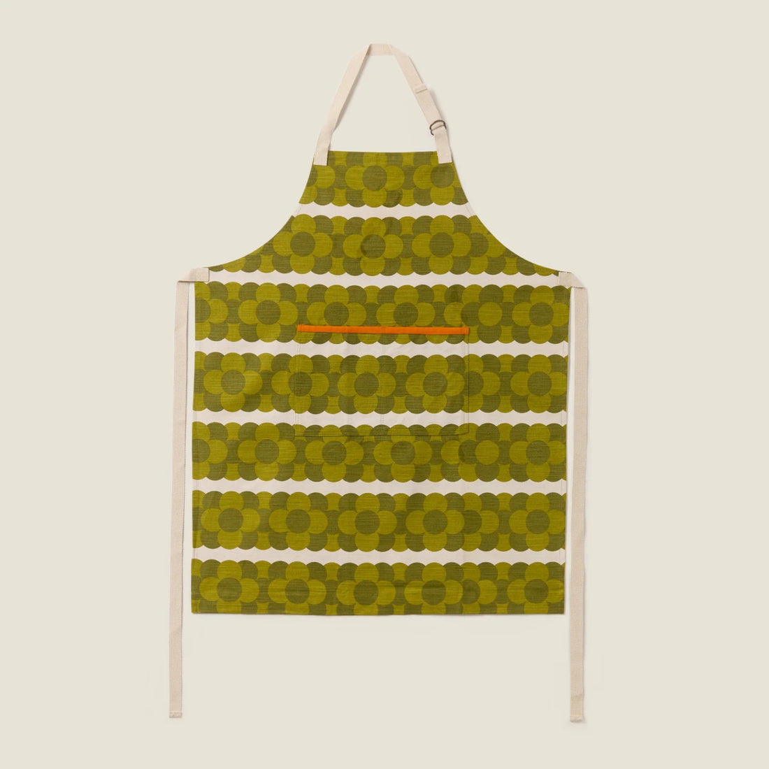 Orla Kiely Retro Stripe Apron Green