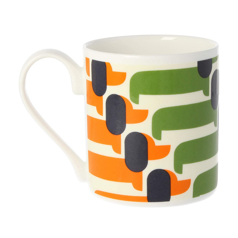 Orla Kiely Sausage Dog Mug 350ml