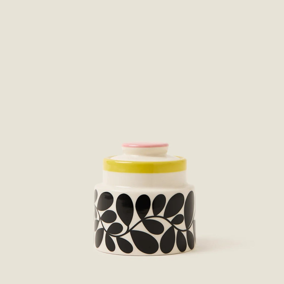 Orla Kiely Sycamore Stripe Sugar Bowl Yellow