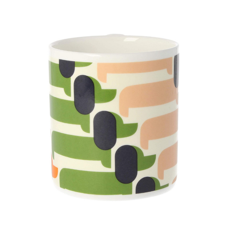 Orla Kiely Sausage Dog Mug 350ml