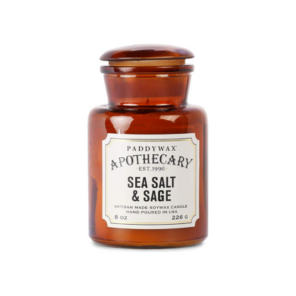 Paddywax Candle Apothecary Sea Salt &amp; Sage 8oz