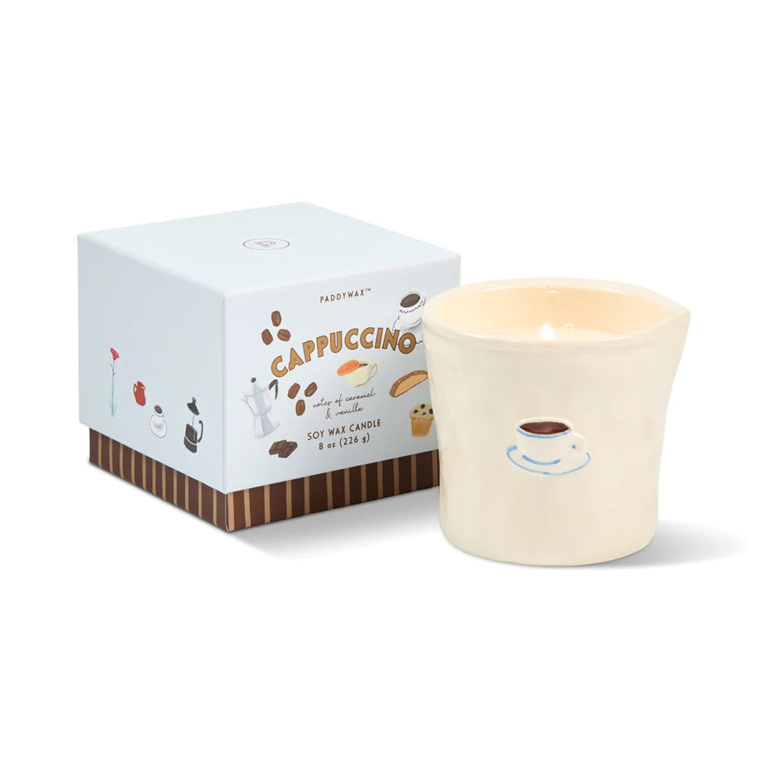 Candle in a cup with &