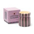 Striped candle with &